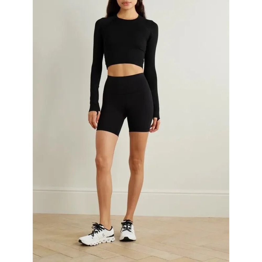 Lululemon Swiftly Tech cropped stretch-jersey T-shirt